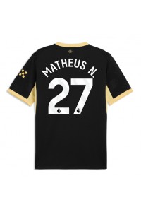 Manchester City Matheus Nunes #27 Jalkapallovaatteet Vieraspaita 2026-27 Lyhythihainen